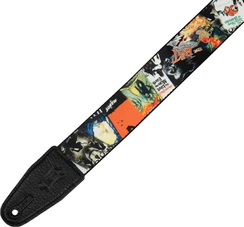 Miniatura 2 de Levy's Leathers - Correa de guitarra de poliéster de 2 pulgadas con ajuste Tri-Glide, Horror Classics (MP2H-001)