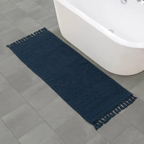 Miniatura 21 de French Connection Nellore Alfombras de Baño, Tapetes de Baño Tejidos y con Cuentas, Tapetes de Baño Duraderos y Gruesos para Baño y Alfombras