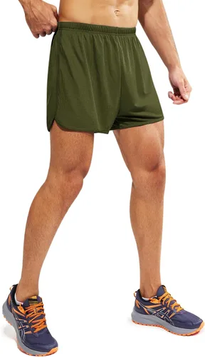 Miniatura 5 de MIER Men's 3''5'' Athletic Running Shorts with Liner Quick Dry Active Lightweight Gym Sports Workout Shorts for Men
