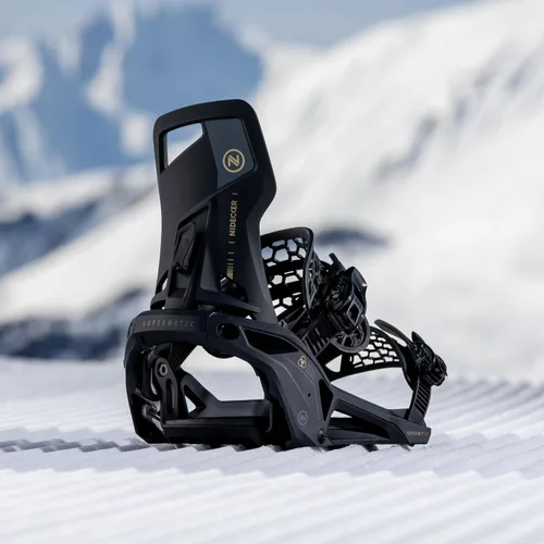 Miniatura 9 de Nidecker Supermatic Snowboard First Universal, Doble Entrada, Fijación Automática - Cómoda y Confiable como una Fijación Regular de Dos Correas