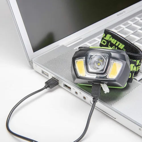 Miniatura 3 de PowerSmith PHLR225D - Linterna frontal LED recargable de 2 x 250 lúmenes, batería de iones de litio resistente a la intemperie con luz