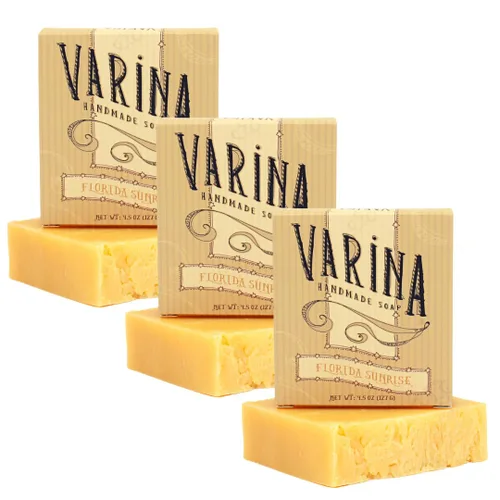 Miniatura 7 de Varina Jabón en barra de aloe natural 1 variedad – Limpieza suave para pieles sensibles, afrutado – Paquete de 5 – Experimenta una piel sana