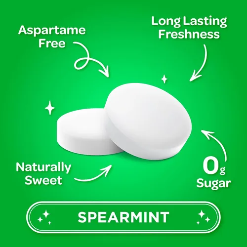 Miniatura 5 de PUR Mentas Mentas para aliento fresco sin aspartame Hechas con xilitol Sin azúcar, veganas, sin gluten Sabor natural a menta verde 65