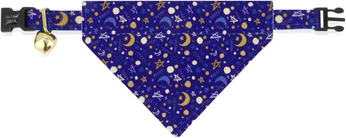 Miniatura 9 de Ultra Joys Collar de gato con campanas - Separable para gatitos y gatos - Estampado a cuadros naranja pequeño Solo cuello a cuadros