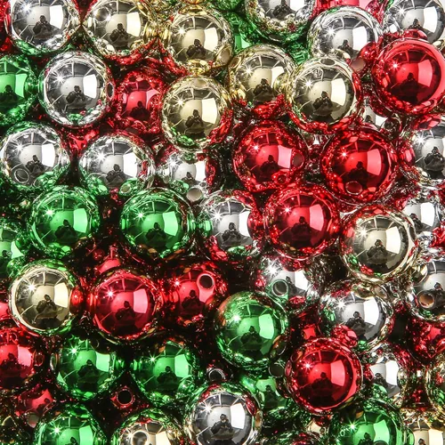 Miniatura 20 de Cuentas acrílicas de 0.630 in, 100 cuentas de bolígrafo de color arcoíris Ab, cuentas de chunk Bubblegum para bricolaje para hacer joyas, pulseras