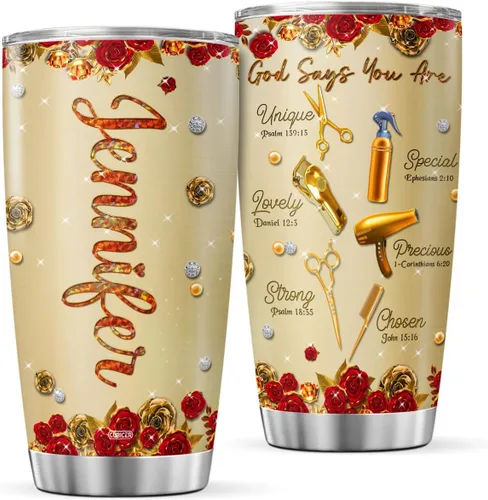 Miniatura 8 de CUBICER Vasos de café personalizados con tapa, foto personalizada, vaso de pareja, taza de acero de abeja de miel, tazas aisladas de doble pared