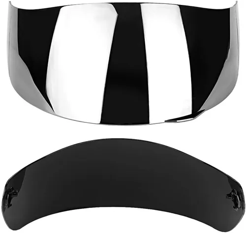 Miniatura 6 de Visera de casco para K1 K3 K5, chapada, cara completa, material de PC, antivaho