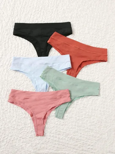 Miniatura 3 de Verdusa Ropa interior de maternidad sin costuras para mujer, paquete de 5