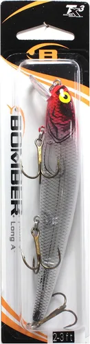 Miniatura 79 de Bomber Señuelos Long A Slender Minnow Jerbait Señuelo de Pesca a rayas (Baby Striper)