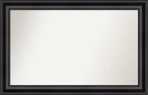Miniatura 530 de Amanti Art Espejo personalizado, espejo de baño negro puente, espejo de pared o espejo de tocador de baño sobre el fregadero (26 x 26 pulgadas)