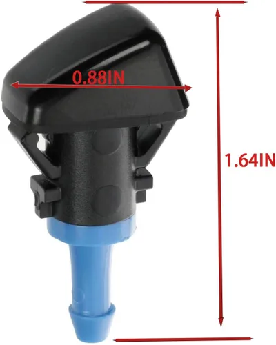 Miniatura 2 de 5303834AB, 68024312 boquilla de limpiaparabrisas para Dodge Challenger Chrysler Guider Patriot y Jeep, boquillas para parabrisas (2008-2017) RH o LH