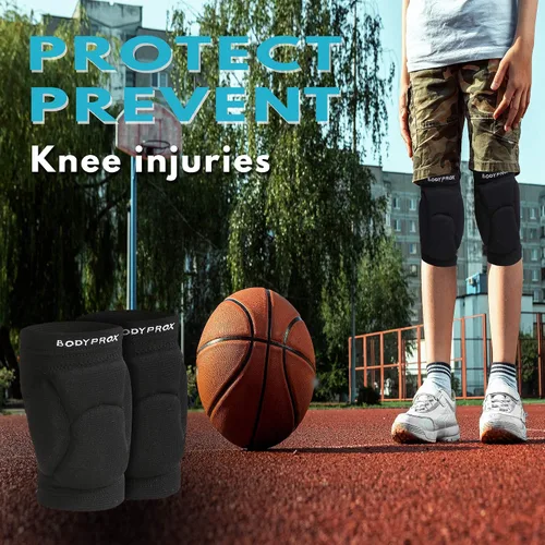 Miniatura 6 de Bodyprox - Rodilleras de voleibol para jóvenes, 1 par unisex (13-18 años)