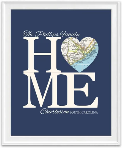 Impresión artística personalizada de mapa de corazón vintage de ciudad y estado, sin marco, regalo personalizado de boda, Navidad, compromiso,