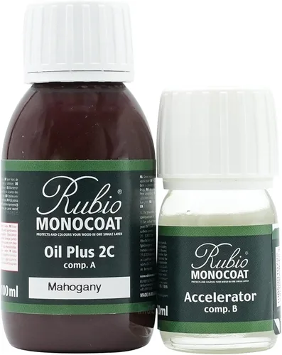 Miniatura 114 de Rubio Monocoat Tinte y acabado para madera de 650 pies cuadrados - Niebla Oil Plus 2C Aceite de linaza de secado rápido, ecológico