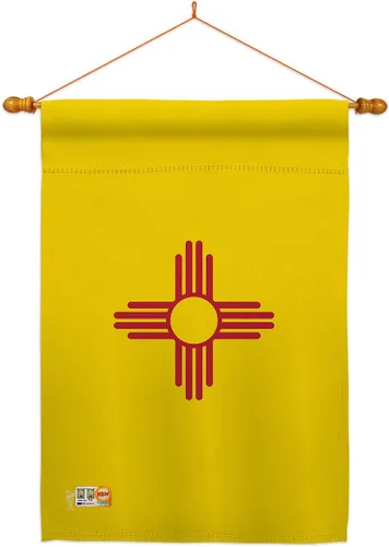 Miniatura 9 de Americana Home & Garden S140532-BO Nuevo México Estados Impresiones Decoración Vertical Casa 28" X 40" 13" 18.5" Doble Cara Banderas Set Impreso