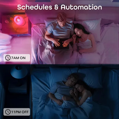 Miniatura 8 de Geeni Prisma Plus - Bombilla inteligente, 800 LED regulables que cambian de color, blanco sintonizable, funciona con Alexa y Google Home, control