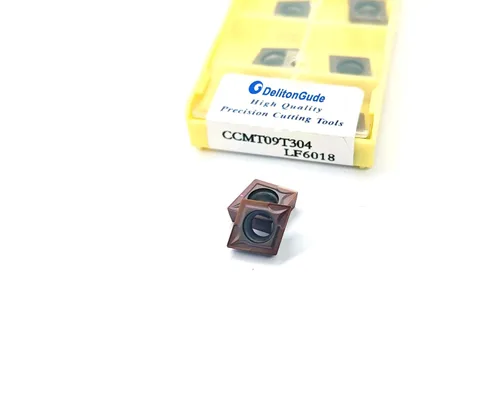 Miniatura 8 de 10pcs DCMT11T304 Torno CNC Inexable Fresado de Carburo Sólido Inserto de Torneado para el Acabado de Acero y Otros Metales (DCMT11T304 LF6018)