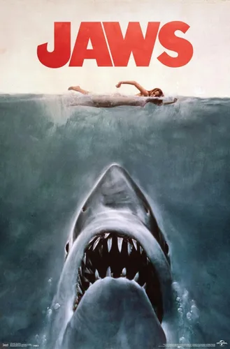 Miniatura 18 de Trends International Jaws - Póster de pared de una hoja, 14.725 x 22.375 pulgadas, versión con marco negro