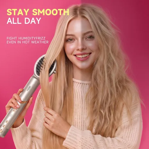 Miniatura 7 de UKLISS Estilizador de aire y sistema de secado de alta velocidad 8 en 1, multiestilizador de cabello plegable de 110,000 RPM con rizador