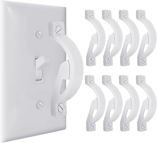 Miniatura 8 de Protector de interruptores de luz de pared, cubierta de interruptor de luz, protector de placa de interruptor de luz a prueba de niños, protege tus
