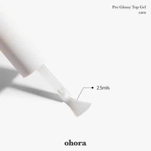 Miniatura 3 de ohora Gel para Cuidado de Uñas (Pro Glossy Top Gel) - Corrige la Textura de las Uñas, Fácil de Usar y Fácil de Eliminar para la Aplicación de Tiras