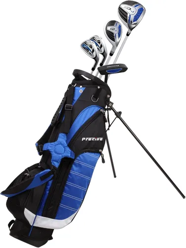 Precise XD-J Junior Complete Golf Club Set for Children | 3 Age Groups Boys & Girls | Right Hand & Left Hand Kids Golf Clubs Set w/ 2 HC's, Flex
