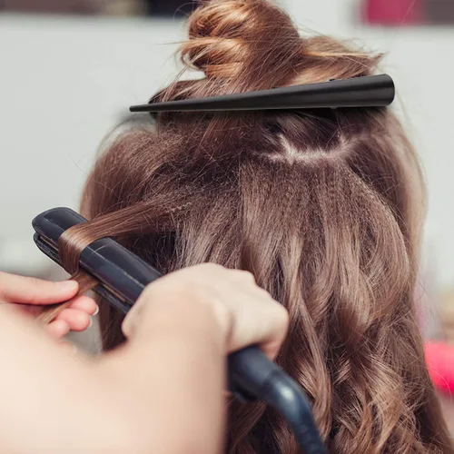 Miniatura 4 de GLAMFIELDS - Pinzas de pelo grandes y largas para peluquería de peluquería, 5 pulgadas, a prueba de óxido, duraderas, antideslizantes, pinzas