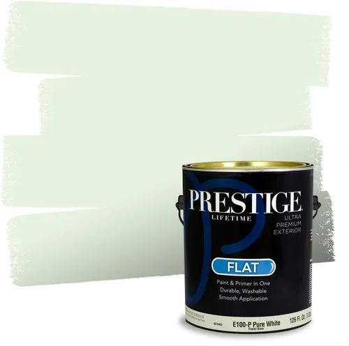 Miniatura 111 de PRESTIGE Pintura exterior e imprimación en uno, aloe, plano, 1 galón