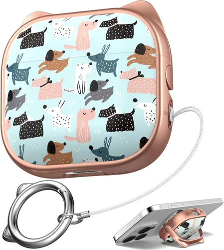 Miniatura 57 de Funda para Estuche de Airpods Pro de 2ª/1ª Generación, Compatible con Estuche de Airpods Pro de 2ª Gen Puerto de Carga USB C, Funda Suave