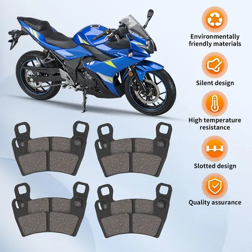Miniatura 3 de Pastillas de freno traseras compatibles con Polaris RZR 570/LE Trail EPS; RZR 900/EPS Premium/XC Edition EPS/RZR S 900; General 4 1000 EPS/General