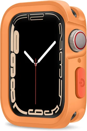 Miniatura 26 de Carcasa resistente compatible con Apple Watch Case de 1.77 pulgadas y 1.73 pulgadas, Series 9/8/7/6/5/4/SE3/2/1, funda protectora de poliuretano