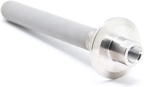 Miniatura 9 de QiiMii Piedra de difusión de tres abrazaderas de acero inoxidable de 1.5 pulgadas, aireación de 2 micrones, carbonatación con entrada de CO2 NPT