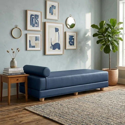 Miniatura 24 de Jaxx Alon Daybed - Tumbona plegable con colchón de espuma viscoelástica de primera calidad, tamaño Queen, fabricado en los Estados Unidos
