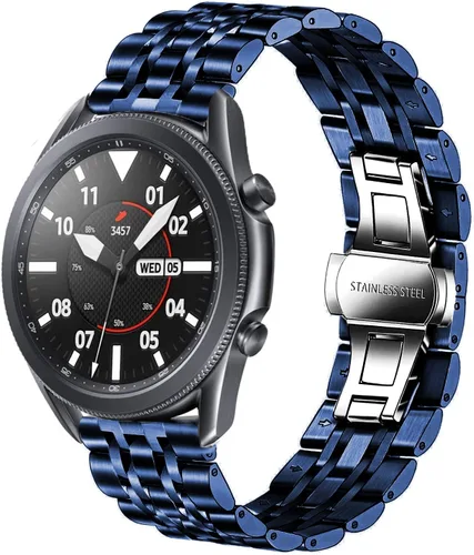 Miniatura 12 de Correa compatible con Galaxy Watch de 1.812 pulgadas / Galaxy 3 de 1.772 pulgadas, 0.872 pulgadas, correa de repuesto de metal de acero inoxidable
