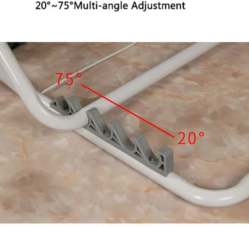 Miniatura 4 de Respaldo de cama ajustable, almohadas de descanso en cama de lectura, respaldo de cama elevable, portátil, plegable, ajustable, respaldo de espalda