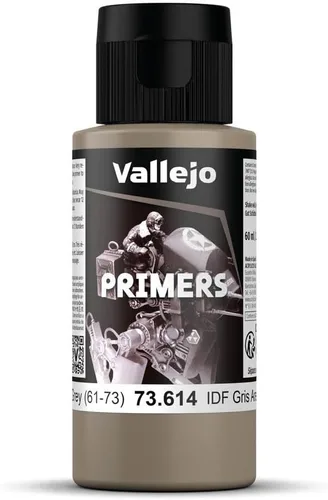 Vallejo IDF Israelí Arena Gris Imprimación Acrílico Poliuretano, 2.0 fl oz