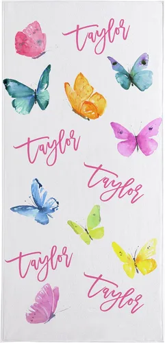 Miniatura 9 de Let's Make Memories Toalla de playa personalizada – Toalla de piscina única – Mezcla de algodón/poliéster – 30 pulgadas de ancho x 60 pulgadas
