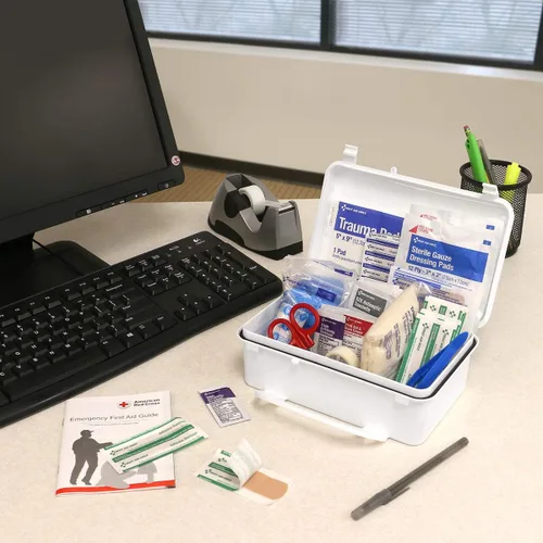 Miniatura 4 de First Aid Only 6060 Kit de primeros auxilios de emergencia multiusos para 10 personas para negocios, lugar de trabajo, hogar y automóvil, 57 piezas