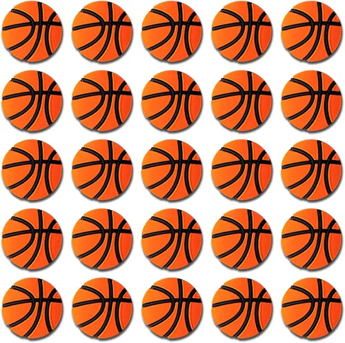 25 dijes deportivos para zapatos para zuecos, sandalias, pulsera, pantuflas, zapatos de agua, béisbol, sóftbol, fútbol, fútbol, baloncesto,
