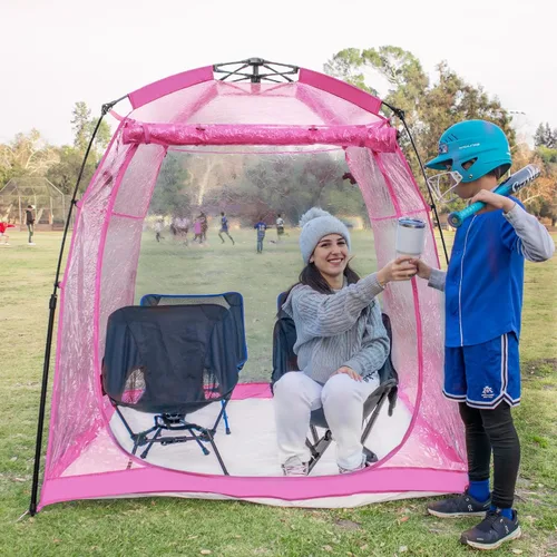 Miniatura 14 de All Weather Proof Pod Sports Tent,Outdoor Weather Tent Sports Pod Pop Up Shelter with Sealed Floor,Clear Tent for Sport Event,Camping,Fishing 8