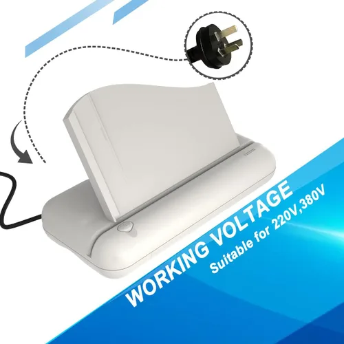 Miniatura 8 de Perforadora eléctrica de 3 agujeros, VEYETTE - Perforadora comercial resistente con adaptador para oficina, escuela, estudio, capacidad de 30 hojas