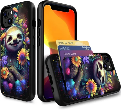 Miniatura 101 de Funda para iPhone Air, funda tipo cartera con ranura para tarjeta oculta, a prueba de golpes, TPU y PC, funda protectora de doble capa para iPhone