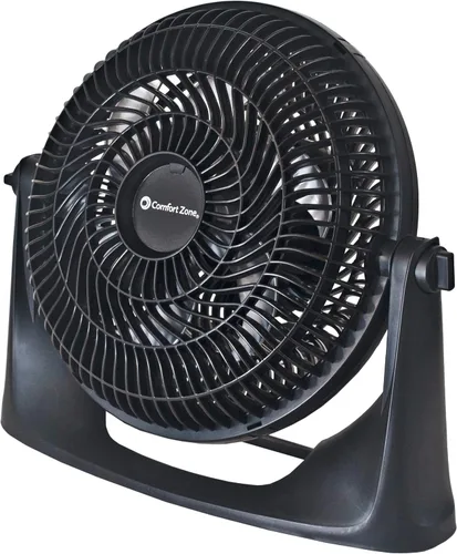 Miniatura 13 de Comfort Zone Ventilador circulador de aire de mesa de alta velocidad de 11 pulgadas, ventilador personal silencioso con 3 velocidades e inclinación