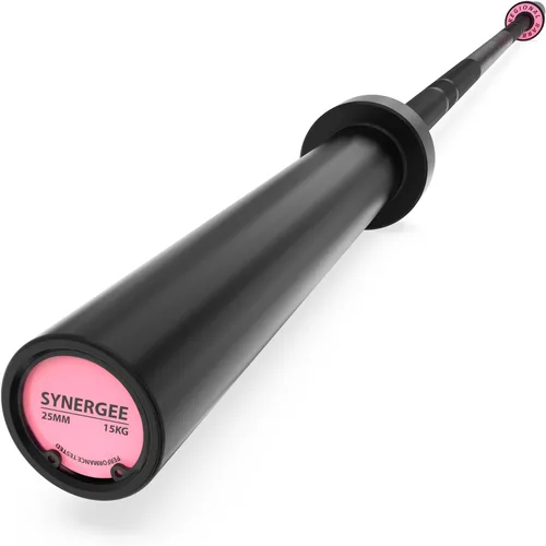 Synergee Regional Olympic 20kg Men’s and 15kg Women’s Hard Chrome & Black Phosphate Barbells. Rated 1500lbs for Weightlifting and Powerlifting. 33.1