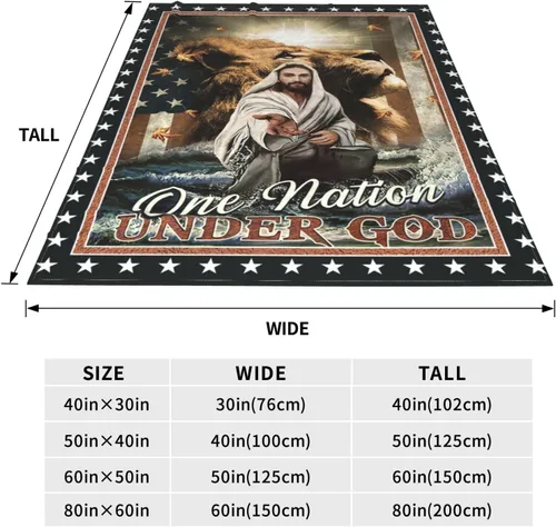 Miniatura 8 de Manta cristiana de Jesús con diseño de león de Cristo Jesús, manta decorativa de león de Judá, regalos para niñas y niños, ropa de cama de invierno