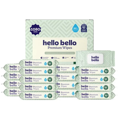 Miniatura 14 de Hello Bello Toallitas premium, diseñadas para pieles sensibles con extractos de manzanilla y aloe, Rosy Posy