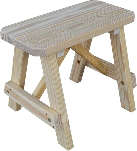 Miniatura 27 de Furniture Barn USA Banco tradicional de pino tratado a presión de 2 pies, tinte de cedro