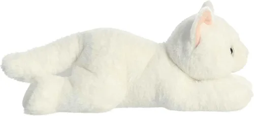 Miniatura 3 de Aurora® Adorable Flopsie™ Precious White Kitty™ Animal de Peluche - Usado para Crear Aventuras de Juego Imaginativo - Perfecto para Cumpleaños