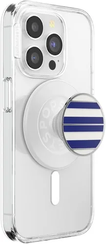 Miniatura 14 de PopSockets Agarre para teléfono con soporte magnético, parte superior intercambiable, sujeción segura para fundas MagSafe de iPhone, agarre