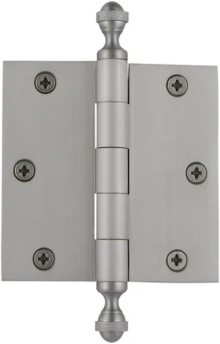 Miniatura 49 de Grandeur Hardware 824304 Bisagra residencial con punta de bellota de 3.5 pulgadas con esquinas de radio de 5/8 pulgadas en peltre antiguo